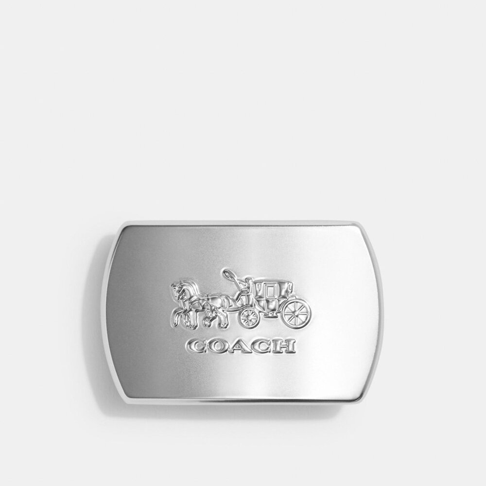 Boxed Horse And Carriage Plaque Belt Buckle